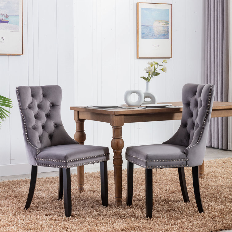 Wayfair wingback dining online chairs